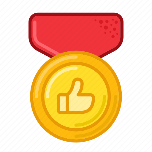 Thumb, up, medal, award, prize, badge, achievements icon - Download on Iconfinder