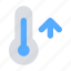 arrow, temperature, thermometer, weather 