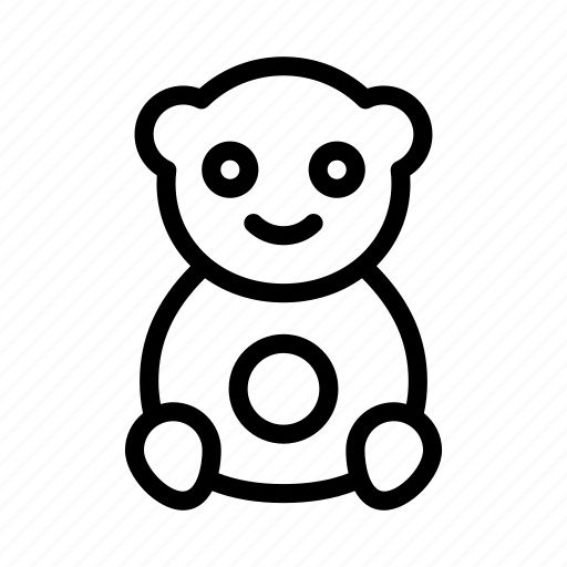 Animal, bear, kids, teddy, toy icon - Download on Iconfinder