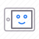 face, gadget, mobile, phone, smiley