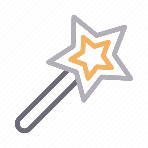 Magic, stick, toy, wand, wizard icon - Download on Iconfinder