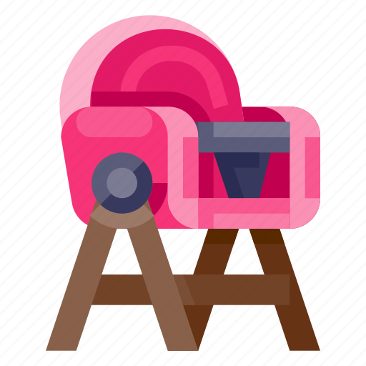 Baby, chair, child, feeding, infant, kid, toddler icon - Download on Iconfinder