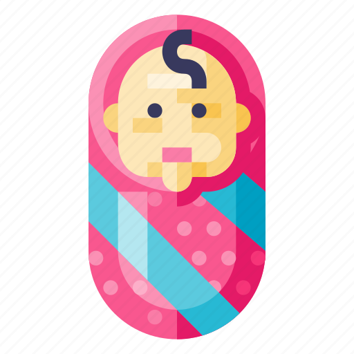 Baby, child, infant, kid, newborn, toddler, wraped icon - Download on Iconfinder