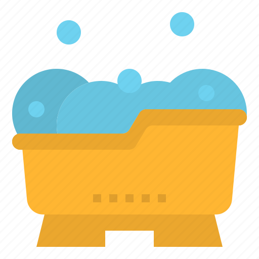 Baby, bathtub, shower, soap icon - Download on Iconfinder