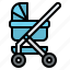 baby, carriage, stroller, transport 