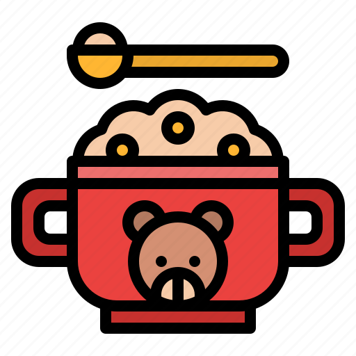 Bowl, cereal, food, spoon icon - Download on Iconfinder
