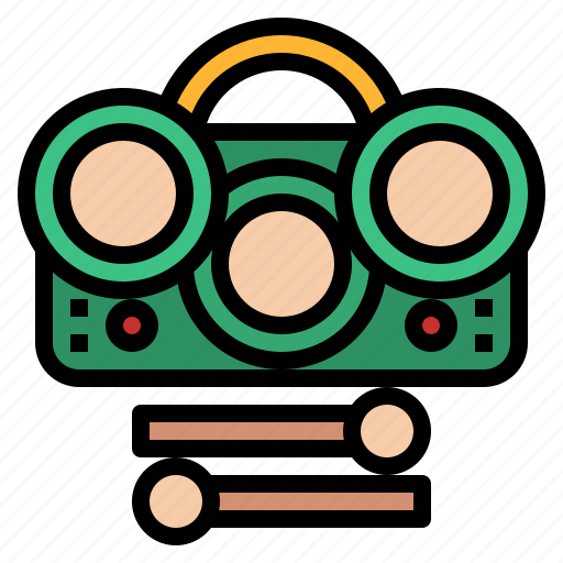Drum, music, play, toy icon - Download on Iconfinder