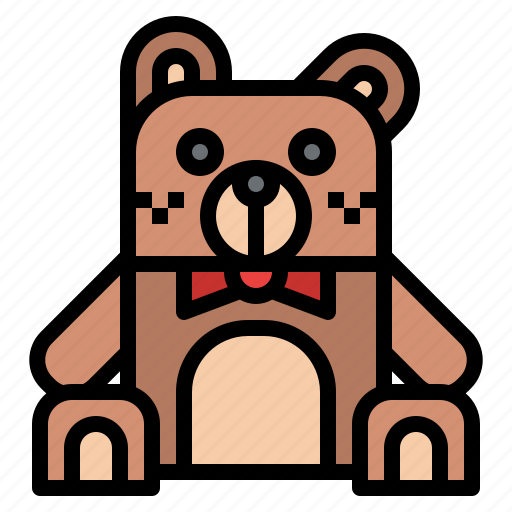 Bear, doll, kid, teddy, toy icon - Download on Iconfinder