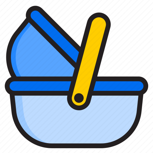 Baby, bucket, kid, moses, newborn icon - Download on Iconfinder