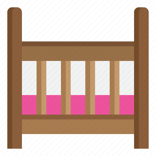 Baby, bed, cradle, crib, furniture icon - Download on Iconfinder