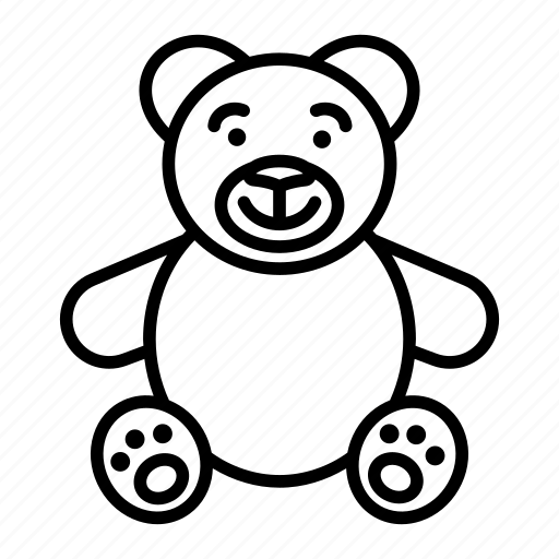 Toy, teddy, bear, child icon - Download on Iconfinder