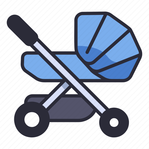 Child, stroller, baby, family, outdoors icon - Download on Iconfinder