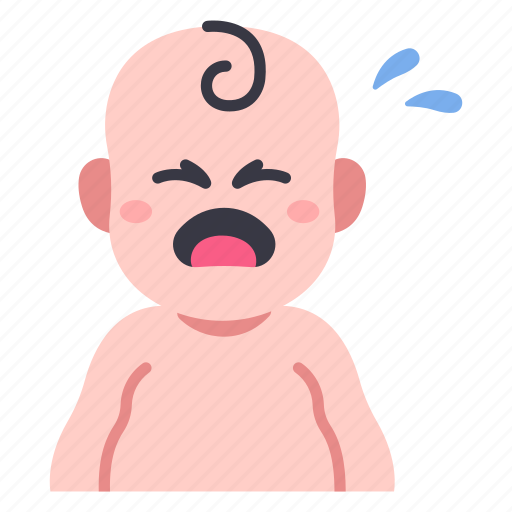 Baby, child, little, cute, crying, cry, emotion icon - Download on Iconfinder