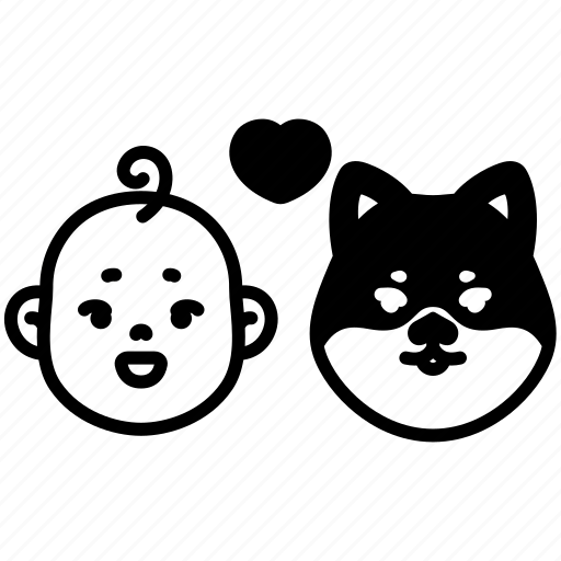 Dog, baby, pet, kid, friend, animal, shiba icon - Download on Iconfinder