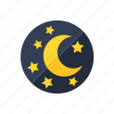moon, night, sleep icon