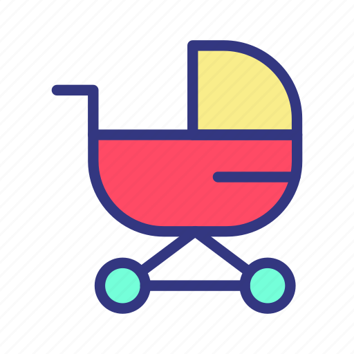 Baby, carriage, child, fun, toy icon - Download on Iconfinder