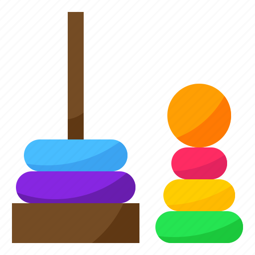 Accessories, baby, stack, toy, wooden icon - Download on Iconfinder