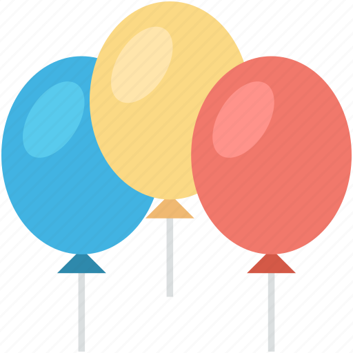 Balloons, birthday balloons, decoration balloons, party balloon, party decorations icon - Download on Iconfinder
