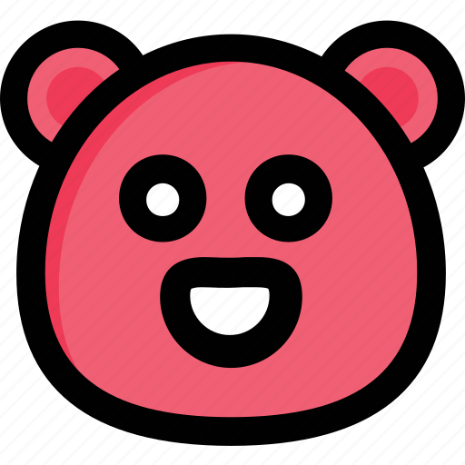 Fluffy toy, teddy, teddy bear, teddy face, toy teddy icon - Download on Iconfinder