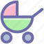baby buggy, care, child, family, infant, kids, mother, parents 