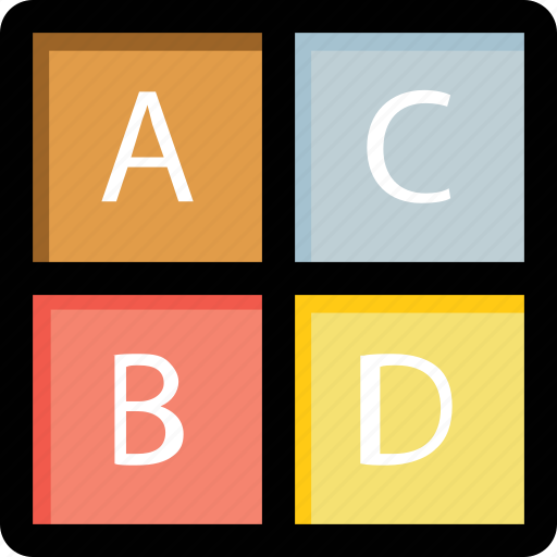 Abc block, alphabet blocks, education, english, kindergarten icon - Download on Iconfinder