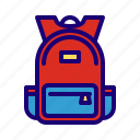 schoolbag, school, bag, education