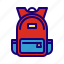 schoolbag, school, bag, education 