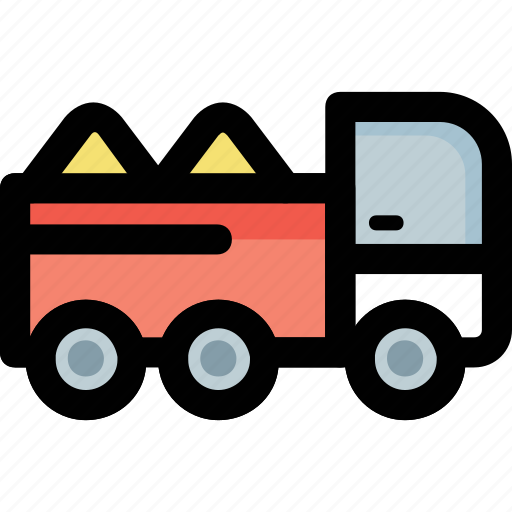 Construction vehicle, industrial transport, lorry, transport, truck icon - Download on Iconfinder