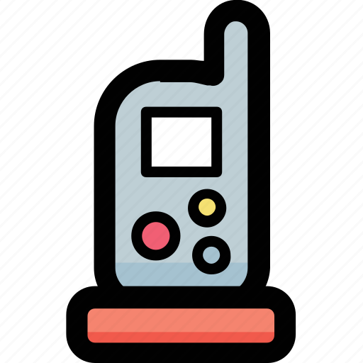 Cordless phone, kid toy, phone toy, transceiver, walkie talkie icon - Download on Iconfinder