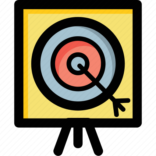 Arrow, competition, dartboard, goal, target icon - Download on Iconfinder