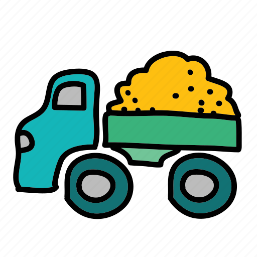 Baby, box, play, sand, toy, truck, vehicle icon - Download on Iconfinder