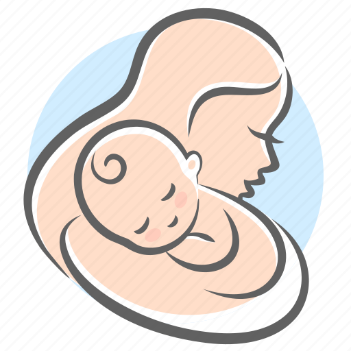Baby, care, mother, love, hug, baby care icon - Download on Iconfinder