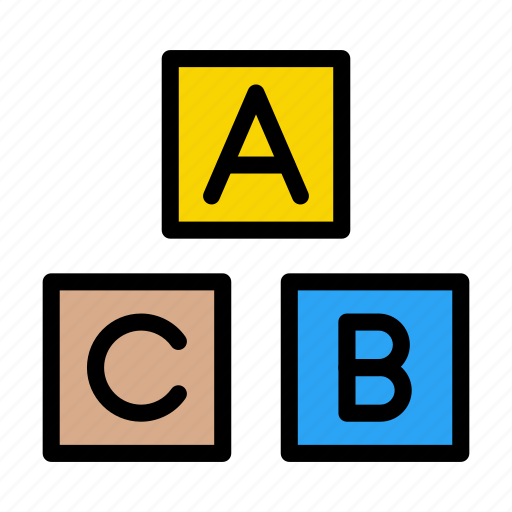 Toy, abc, play, childhood, blocks icon - Download on Iconfinder