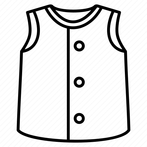 Vest, baby clothes, clothes, wear, clothing, fashion, baby icon - Download on Iconfinder