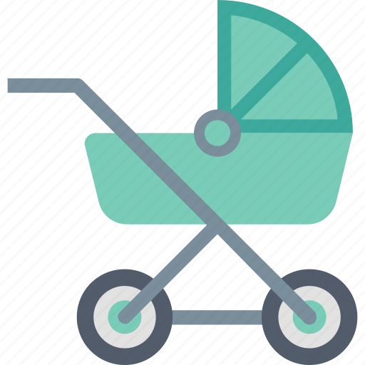 Baby, carriage, child, infant, newborn, stroller, walk icon - Download on Iconfinder