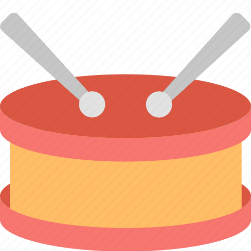 Drum, toy, children, instrument, play, sticks, toys icon - Download on Iconfinder