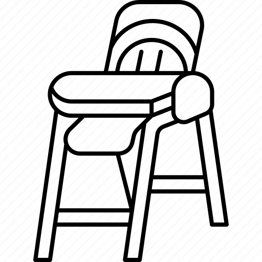 Chair, baby, seat, table, feeding icon - Download on Iconfinder