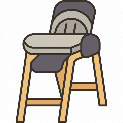 Chair, baby, seat, table, feeding icon - Download on Iconfinder