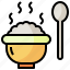 baby, cup, eating, food, inside, nourishment, spoon 
