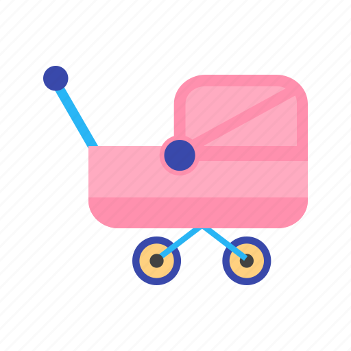 Baby, family, happy, mother, pram, sleep, stroller icon - Download on Iconfinder