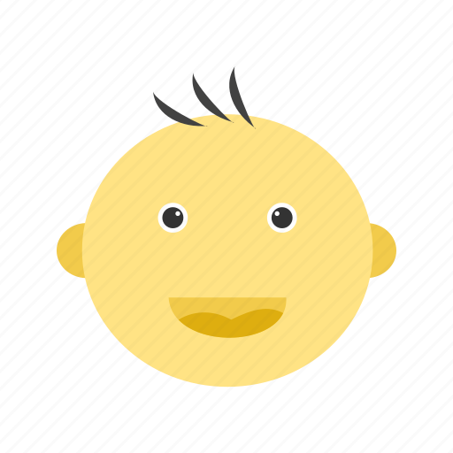 Baby, child, cute, face, happy, small, smile icon - Download on Iconfinder
