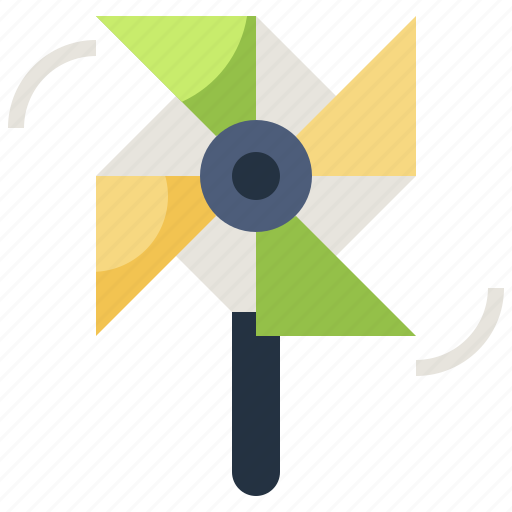 Mill, pinwheel, toy, wind, windmill icon - Download on Iconfinder