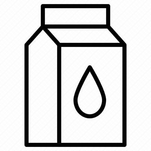 Dairy, milk, box, breakfast icon - Download on Iconfinder