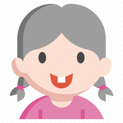 Girl, young, child, kid icon - Download on Iconfinder
