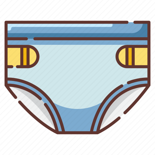 Baby, diaper, diapers, infant, nappy, toddler, underwear icon - Download on Iconfinder