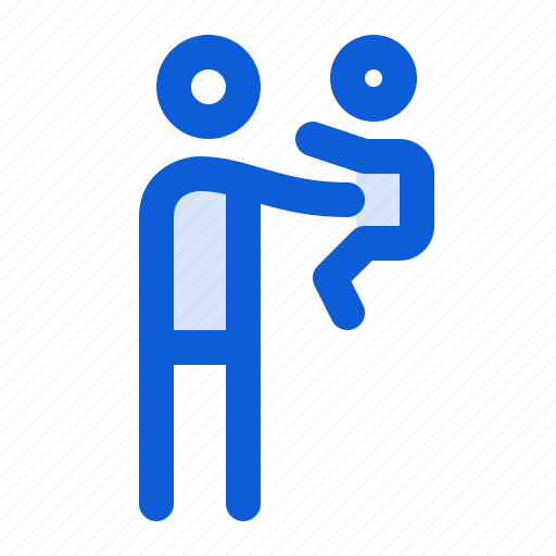 Father, child, parenting, duo, family, motherhood, kid icon - Download on Iconfinder
