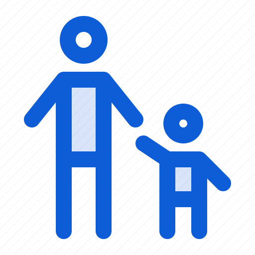 Father, child, parenting, duo, family, motherhood, kid icon - Download on Iconfinder