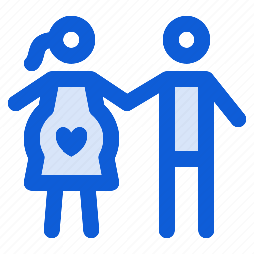 Pregnant, couple, family, parents, expecting icon - Download on Iconfinder