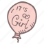 baby, baby shower, baloon, it&#x27;s a girl, mother-to-be, party, pregnancy 