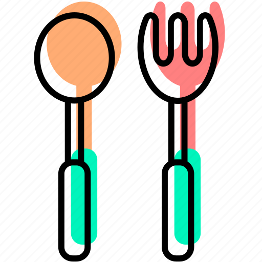 Baby, baby stuff, food, fork, kid, meal, spoon icon - Download on Iconfinder